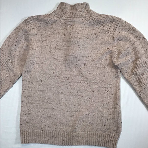 JB Holt Lincoln Mens Henley Sweater Size XL Elbow Patch Woodeon Toggle Academia - Picture 10 of 16